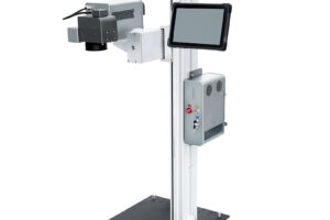 360° Rotating Flying Online UV Laser Marking Machine
